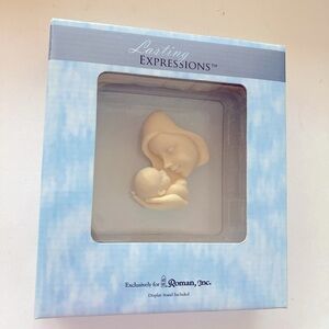 Mother & Child Glass Decor “Every good and perfect gift is from above”